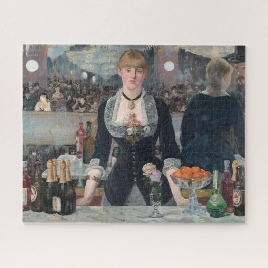 Bar Folies-Bergere Manet Impressionist Painting Legpuzzel (Horizontaal)