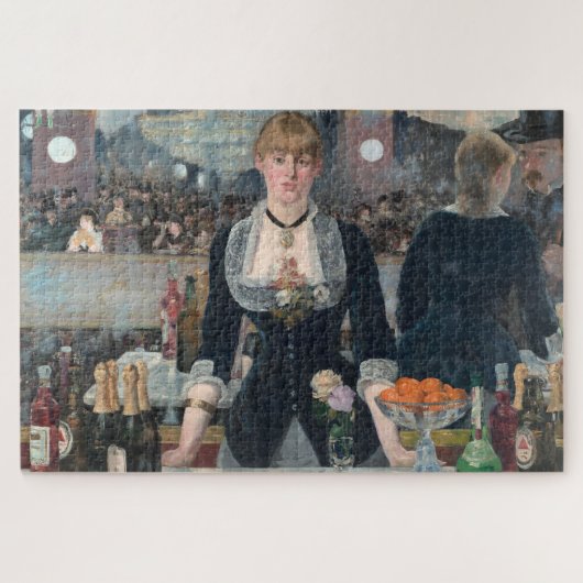 Bar Folies-Bergere Manet Impressionist Painting Legpuzzel (Horizontaal)