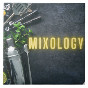 Bar Gereedschap Mixologie Tegeltje