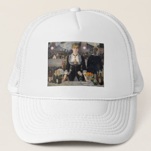 Bar Girl op de Folies Bergere, Frankrijk Trucker Pet