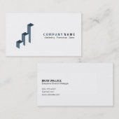 Bar Grafiek Logo (effen) Visitekaartje (Voorkant / Achterkant)