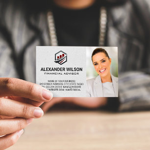 Bar Graph Logo   Financieel adviseur Visitekaartje