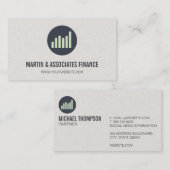 Bar Graph | Pictogram Visitekaartje (Voorkant / Achterkant)