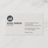 Bar Graph | Pictogram Visitekaartje (Achterkant)