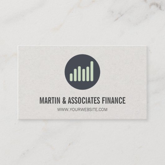 Bar Graph | Pictogram Visitekaartje (Voorkant)