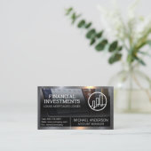 Bar Graph | Voorraadfinanciering Visitekaartje (Staand voorkant)