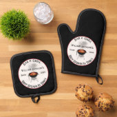 Bar & Grill BBQ Grill Master Ovenwant & Pannenlap Set (Top down)