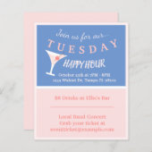 Bar Happy Hour Flyer (Voorkant / Achterkant)