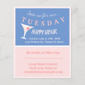 Bar Happy Hour Flyer (Voorkant)