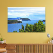 Bar Harbor Diptych Canvas Afdruk (Insitu (Woonkamer))
