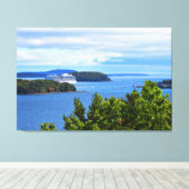Bar Harbor Diptych Canvas Afdruk (Insitu (Houten vloer))