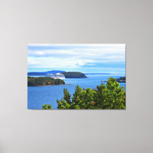 Bar Harbor Diptych Canvas Afdruk