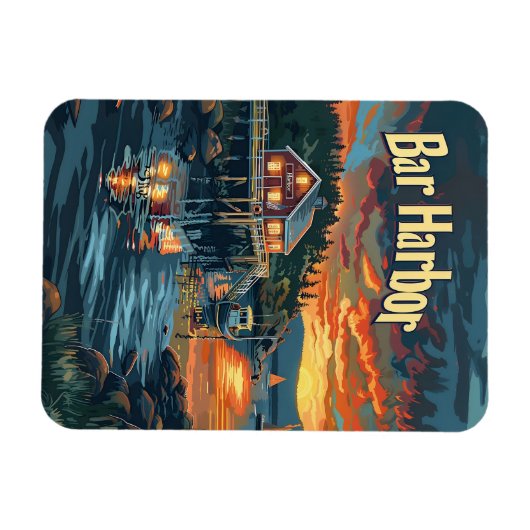 Bar Harbor  Magneet (Horizontaal)