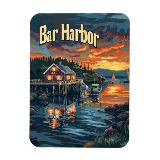 Bar Harbor  Magneet (Verticaal)