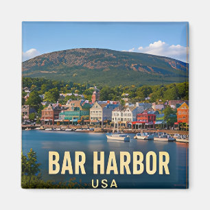 Bar Harbor Maine Acadia Reis Cadeau Magneet