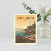 Bar Harbor Maine Briefkaart (Staand voorkant)