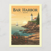 Bar Harbor Maine Briefkaart (Voorkant)