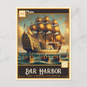 Bar Harbor, Maine    Briefkaart