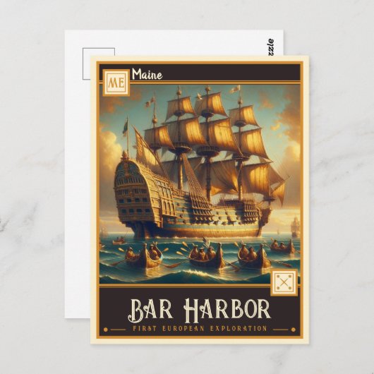 Bar Harbor, Maine |  Briefkaart (Voorkant / Achterkant)