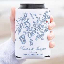 Bar Harbor Maine Bruiloft Favor Drink Blikjeskoeler