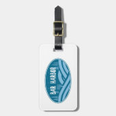 Bar Harbor Maine buitenshuis Bagagelabel (Voorkant verticaal)