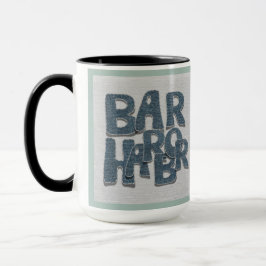 Bar Harbor Maine Denim Mug Mok