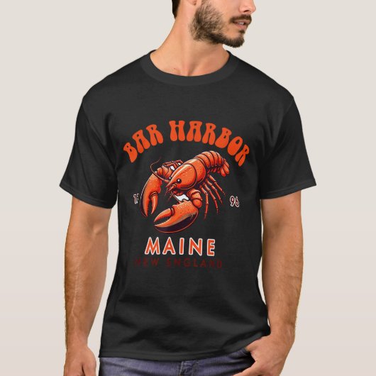 Bar Harbor Maine New England Travel Funny Bar Harb T-shirt (Voorkant)