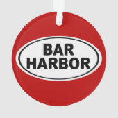 Bar Harbor Maine Ornament (achterkant)