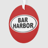 Bar Harbor Maine Ornament (voorkant)