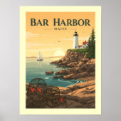  Bar Harbor Maine Poster (Voorkant)