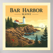  Bar Harbor Maine Poster (Voorkant)
