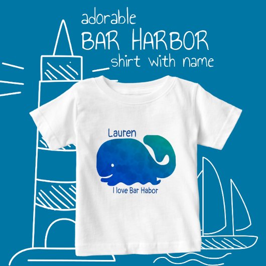 Bar Harbor Maine T-shirt voor kinderen