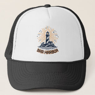 Bar Harbor Maine Vuurtoren Zonsopgang Trucker Pet
