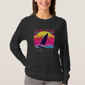 Bar Harbor Retro 80s Style Souvenir Beach T-shirt (Voorkant)