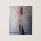 Bar Harbor schepen bij zonsopgang I Legpuzzel (Verticaal)