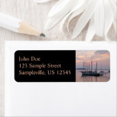 Bar Harbor schepen bij zonsopgang II Etiket (Insitu)