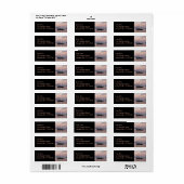 Bar Harbor schepen bij zonsopgang II Etiket (Full Sheet)