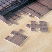 Bar Harbor schepen bij zonsopgang II Legpuzzel (Zijkant)