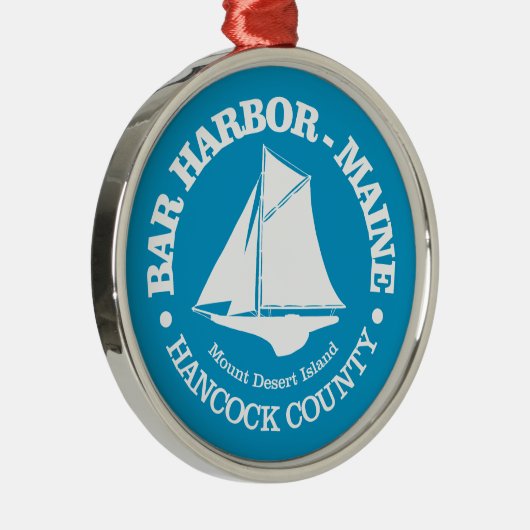 Bar Harbor (sloep) Metalen Ornament (Rechts)