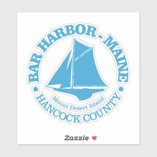 Bar Harbor (sloep) Sticker (Vel)