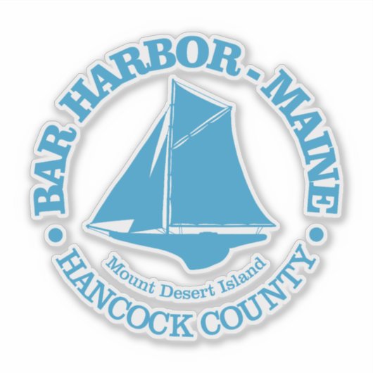 Bar Harbor (sloep) Sticker (Voorkant)