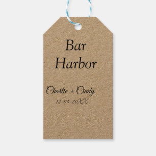 Bar Harbor vrijgezellenfeest bruidsmeisje bruiloft Cadeaulabel