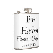 Bar Harbor vrijgezellenfeest bruidsmeisje bruiloft Heupfles (Rechts)