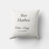 Bar Harbor vrijgezellenfeest bruidsmeisje bruiloft Kussen (Achterkant)
