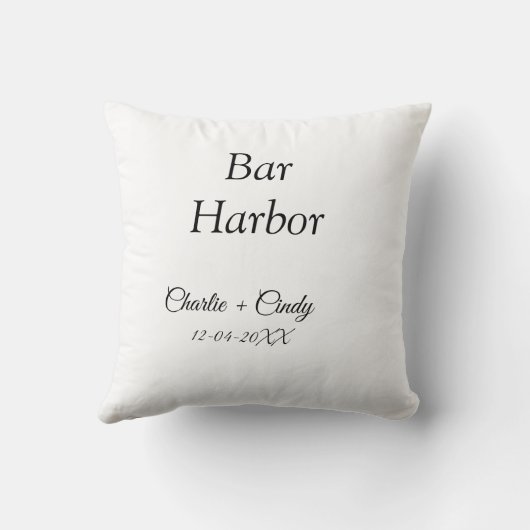 Bar Harbor vrijgezellenfeest bruidsmeisje bruiloft Kussen (Achterkant)
