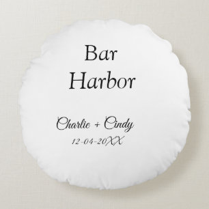 Bar Harbor vrijgezellenfeest bruidsmeisje bruiloft Rond Kussen