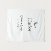 Bar Harbor vrijgezellenfeest bruidsmeisje bruiloft Wandkleed (Voorkant (horizontaal))