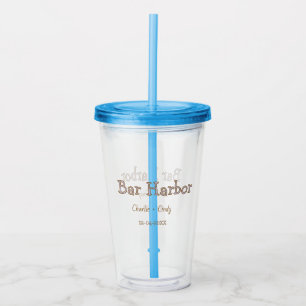 Bar Harbor vrijgezellenfeest bruidsmeisje trouw a Acryl Drinkbeker