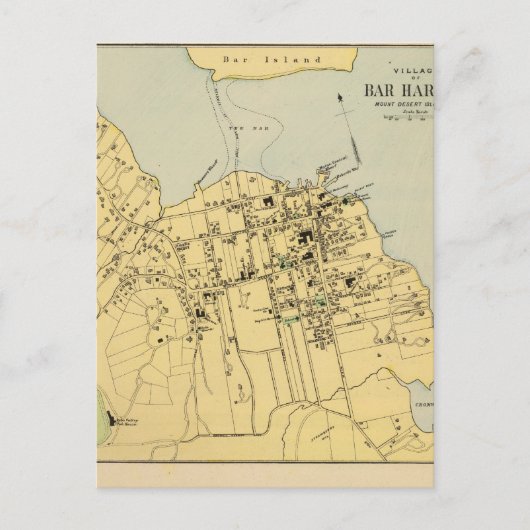 Bar Harbour Briefkaart (Voorkant)