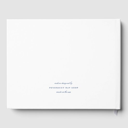 Bar Harbour Guest Book - Penobscot Bay Maine Map Gastenboek (Achterkant)